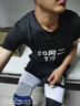 Fighting Rhino 籃球服套裝男比賽隊(duì)服定制團(tuán)隊(duì)球衣夏季印字號訂做兒童速干透氣 JS77黑色（光板） 2XL（170-175cm） 曬單實(shí)拍圖