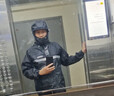騎安雨衣雨褲套裝分體雨衣成人男女電動摩托車全身防暴雨騎行外賣雨披 藏青色（升級款) XL 曬單實拍圖