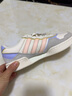 adidas「面包鞋」COURTIC經(jīng)典運動(dòng)板鞋男女阿迪達斯官方三葉草 白/灰/肉粉/紫 37 曬單實(shí)拍圖