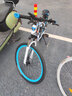 鎧美爾自行車(chē)成人男女山地車(chē)變速兒童減震單車(chē)學(xué)生代步車(chē) 彩圈-豪華版-【輻條輪】白藍(lán)色 24速 26寸 曬單實(shí)拍圖