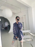 妍莉芬衛(wèi)衣女裝秋裝新款韓版寬松連帽時尚小個子上衣小香風短外套女衣服 深灰色 S(100斤以內(nèi)) 曬單實拍圖