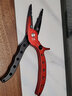 達億瓦（DAIWA） ALUMINUM PLIERS α 鋁制多功能路亞鉗控魚器釣魚夾 剪線 LG紅色 曬單實拍圖
