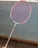 威克多（VICTOR） 勝利羽毛球拍單拍攻守兼備強勢進(jìn)攻入門(mén)/初學(xué)大鐵錘小鐵錘TK-HMR TK-兔 5U 粉藍/連貫進(jìn)攻 曬單實(shí)拍圖