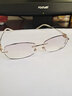 菲爾渡邊鉆石切邊眼鏡鑲鉆女鈦款架無(wú)框近視眼鏡架近視眼鏡5062 鈦架+1.61超韌漸進(jìn)彩色 曬單實(shí)拍圖