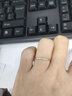 銀奧（yinao）925純銀素圈戒指女小眾設計感食指戒生日情人節禮物指環(huán)戒子 925銀細戒指（13號） 曬單實(shí)拍圖