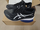 亞瑟士ASICS跑步鞋男鞋輕便舒適透氣運動(dòng)鞋競速碳板跑鞋 MAGIC SPEED 3 黑色/白色 40.5 曬單實(shí)拍圖