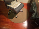 华旭地垫卧室电脑椅地垫转椅大圆形垫子家用脚垫吊篮 驼色 直径100cm圆形 实拍图