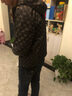 Raidy Boer/雷迪波爾【數(shù)碼印花】男連帽雙頭鷹胸章夾克外套3053 黑花 170/48/M 曬單實(shí)拍圖