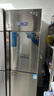 堅峰  四門(mén)冰箱商用立式雪柜冷藏冷凍保鮮柜 商用四六門(mén)冰柜展示柜冷柜不銹鋼冰箱 廚房電冰柜 雙門(mén)全冷凍 曬單實(shí)拍圖