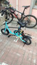 GOGOBIKE 12英寸迷你便攜學(xué)生男女式成人小型高碳鋼折疊自行車小輪單車 藍(lán)色（偏藍(lán)綠） 曬單實拍圖