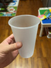 喇叭花一次性磨砂杯奶茶杯透明果汁杯注塑杯PP杯加厚塑料杯 500ml磨砂杯配透明蓋(90口徑) 100個(gè) 曬單實(shí)拍圖