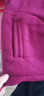 奉孝妈妈装秋冬新款中老年人女装外套摇粒绒连帽卫衣老人衣服加厚奶奶 枣红色 4XL（建议145-160斤） 实拍图