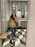 莫代爾鯊魚褲女士秋冬季加絨外穿緊身保暖瑜伽高腰收腹運動大碼黑褲子 黑色【超厚羊羔絨】 1條 L 中碼【110-135斤】 曬單實拍圖