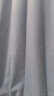 铭聚布艺（MINGJU）窗帘全遮光简约成品窗帘布椰子麻蓝色挂钩式1.8米宽*2.4米高1片 实拍图