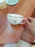 貝玉小蜜蜂陶瓷早餐杯大容量牛奶杯子麥片杯酸奶杯創(chuàng)意咖啡燕麥杯 中號(hào)小蜜蜂早餐杯 曬單實(shí)拍圖