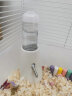 比克熊  仓鼠水壶白色80ml+杯刷不锈钢滚珠防漏饮水器仓鼠立式喝水用品 实拍图
