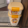 爱丽思（IRIS）猫粮桶宠物储粮桶狗粮桶猫咪用品猫粮10kg大容量密封桶干燥剂 2kg黄色(含干燥剂) 实拍图