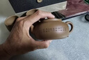 璽古韻 宜興紫砂壺名家原礦段泥魚籽砂全純手工茶壺功夫茶具臥禪 刻字款 曬單實拍圖