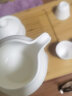 苏氏陶瓷（SUSHI CERAMICS）素烧白瓷功夫茶具套装德化中国白送礼陶瓷茶具茶杯泡茶盖碗-平价促销引流款 实拍图