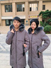 杰遜斯情侶羽絨服男女情侶裝時(shí)尚大毛領(lǐng)冬季加厚中長(zhǎng)款外套男冬裝衣服潮 5009-Y901灰色（單件） S 曬單實(shí)拍圖