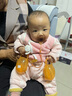 舒貝迪（sheBaby）嬰兒安撫奶嘴超軟全硅膠一體式3-6-18個月新生兒安睡型安慰奶嘴 大象款 夜用 配收納盒+防掉鏈 曬單實拍圖
