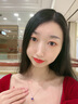 周百福周百福 K18彩金星球項鏈女玫瑰金吊墜時尚鎖骨鏈禮物送女友老婆 K18彩鑫星球項鏈 曬單實拍圖