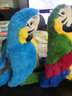 惠妮寶貝仿真鳥(niǎo)兒金剛鸚鵡公仔毛絨玩具玩偶可愛(ài)小鳥(niǎo)布娃娃兒童生日禮物 綠色鸚鵡  25厘米 曬單實(shí)拍圖