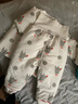 honeysky哈尼天空 嬰兒衣服套裝冬季四季款男女寶寶休閑居家服兒童加厚保暖上衣高腰護肚長(cháng)褲兩件套 灰點(diǎn)點(diǎn) 80cm(9-18個(gè)月) 曬單實(shí)拍圖