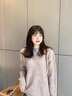 妃莉杋連衣裙女裝套裝新款2025秋冬季小個(gè)子氣質(zhì)顯瘦時(shí)尚減齡毛衣裙子 咖色毛衣+半身裙 M 曬單實(shí)拍圖