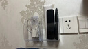 壁掛式遙控器收納盒 手機充電免打孔透明整理盒 床頭多功能收納 透明2格遙控 手機盒送免打孔墻 曬單實拍圖