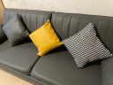 锦巢沙发小户型布艺沙发北欧客厅懒人免拆洗科技布组合沙发XH-960 爵士黑（科技布） 三人位【210CM】 实拍图