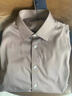 堡尼BONI/堡尼易打理系列男士長(cháng)袖上衣商務(wù)通勤休閑百搭襯衫VGO33013A VGO33013A咖色 41 曬單實(shí)拍圖