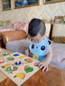 木丸子木質(zhì)手抓板拼圖兒童認知早教形狀配對玩具嵌板嬰幼兒寶寶生日禮物 水果認知手抓拼圖板 曬單實(shí)拍圖