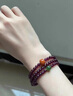 MARDOTG巴西紫牙烏石榴石手鏈多圈水晶手串女生日禮物閨蜜媽媽 曬單實(shí)拍圖