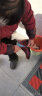 觅艳 妈妈鞋子软皮靴子女鞋棉鞋秋冬季中跟加绒女靴中年中老年皮鞋 红色 加绒 38 实拍图