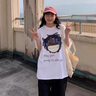 QGF 修健身短袖男士夏季運動(dòng)顯壯肌肉正肩t恤收袖小領(lǐng)口美式彈力衣衫 黑色 XL [建議110-130斤] 曬單實(shí)拍圖