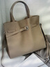 KOFTA品牌 女士包包2026新款真皮手提包女頭層牛皮女包斜挎包生日禮物 大象灰/卡其 曬單實(shí)拍圖