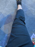 景琳九分西裤女裤子新款显瘦高腰工装小脚烟管休闲裤 黑色八分裤 2XL（135-150斤） 实拍图