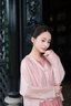 浮云堂.風(fēng)」嘉禾.新中式改良國風(fēng)襯衫女2025春夏禪意上衣連衣裙套裝 楊妃 M 曬單實(shí)拍圖