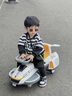 兒童電動(dòng)扭扭車(chē)大人可坐男女寶寶1—3歲溜溜車(chē)一歲小孩子MM 電動(dòng)白【音樂(lè )+燈光+防側翻】 曬單實(shí)拍圖