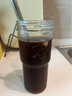 ALINK大容量梅森杯復(fù)古玻璃珍珠奶茶杯木蓋飲料瓶果汁奶昔隨手杯帶吸管 650ml-單個裝-不帶把手 曬單實拍圖