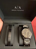 ARMANI EXCHANGE阿瑪尼手表男士AX男表石英黑武士歐美腕表七夕情人節禮物送男友 鋼質(zhì)表帶禮盒裝AX7102 曬單實(shí)拍圖