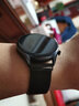 老皮匠 適用華為Watch 三星gear S2\/S3 moto360二代智能表帶腕帶 鋼帶 黑色 22mm【moto360二代46男表盤】 曬單實(shí)拍圖