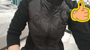 艾萊依輕薄羽絨服女款拼接立領(lǐng)修身顯瘦秋冬鴨絨保暖外套 炭黑M 曬單實拍圖