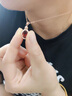 ?？ㄒ垒p奢1.35克拉鴿血紅色寶石吊墜18金K鉆石項鏈送老婆生日禮 1.35克拉 紅碧璽吊墜 曬單實(shí)拍圖