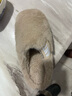 卡帝樂(lè )鱷魚(yú)棉拖鞋女士冬季保暖拖鞋毛毛室內外穿棉拖鞋子女1527M 卡其 36-37 曬單實(shí)拍圖
