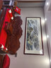 尚得堂純手繪國(guó)畫(huà)山水畫(huà)萬(wàn)里長(zhǎng)城畫(huà)靠山圖字畫(huà)辦公室掛畫(huà)中式客廳裝飾畫(huà) 沙比利實(shí)木框-圓角棕色 裝裱218*88cm(推薦） 曬單實(shí)拍圖
