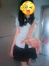 will not2024新款小個(gè)子純欲套裝學(xué)院風(fēng)女裝短裙子日系JK制服襯衫女兩件套 青灰襯衫+領(lǐng)結+蕾絲邊蓬蓬裙 套 L 曬單實(shí)拍圖