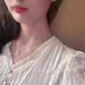 沃莎斐品牌四葉草項鏈女氣質(zhì)小清新吊墜鎖骨頸鏈時(shí)尚飾品生日禮物送女友 四葉草白金色項鏈白鉆 曬單實(shí)拍圖
