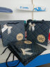 华昶礼品袋手提纸袋38妇女节礼物包装袋企业商务回礼袋生日礼袋子 蓝色中号（20*20*8cm） 单本装 实拍图